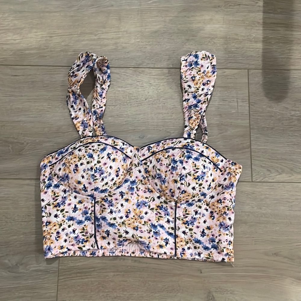 Floral Balconette Top